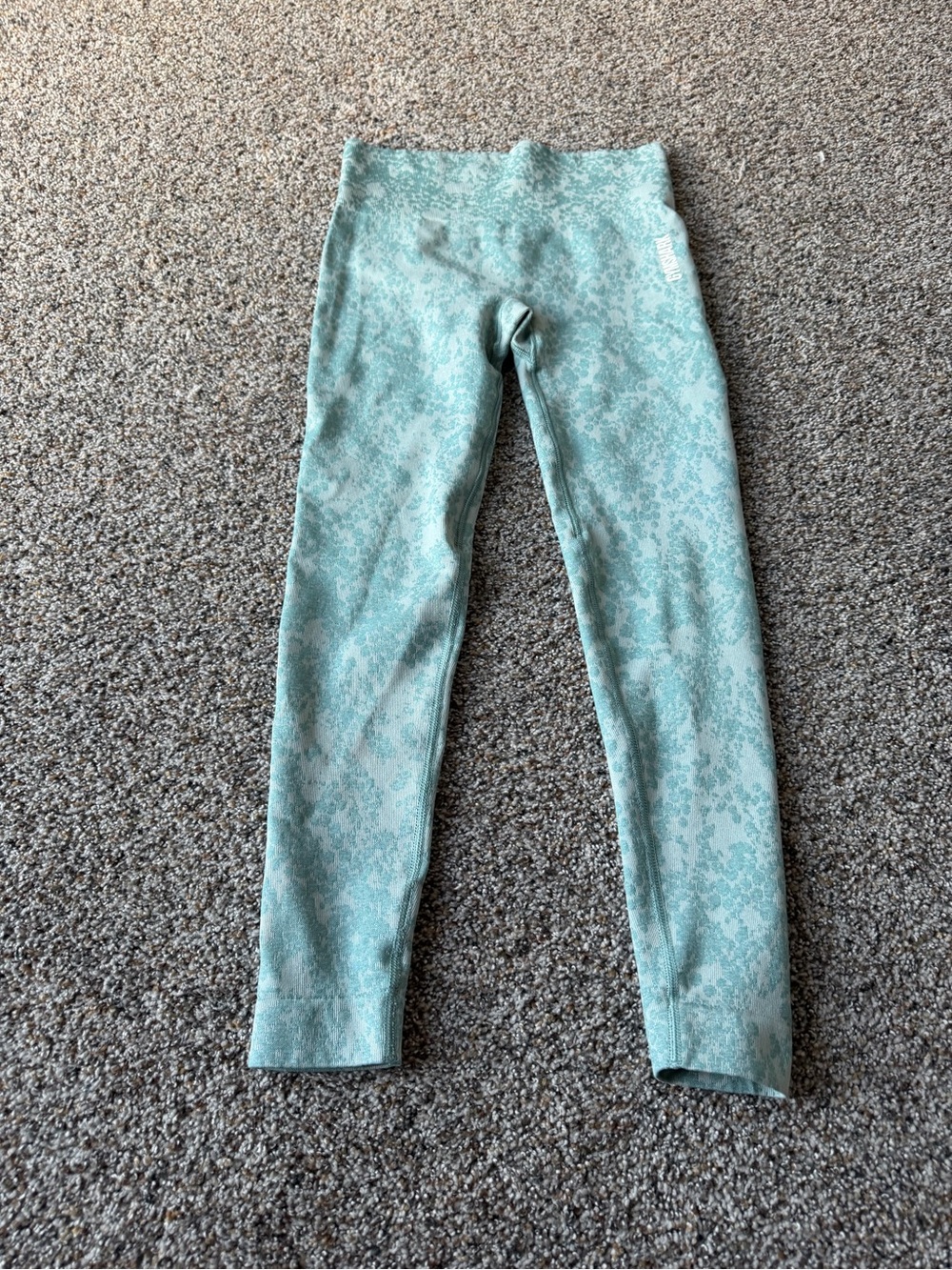 Gymshark Adapt Animal Seamless Leggings Iceberg Blue Thunder Blue High Rise